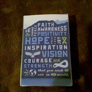 Rubber autism awareness bracelet